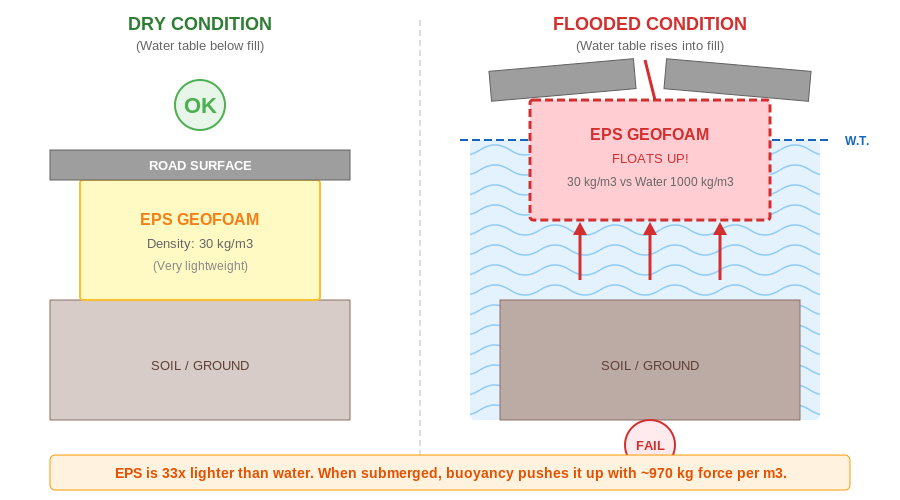 EPS Buoyancy Problem