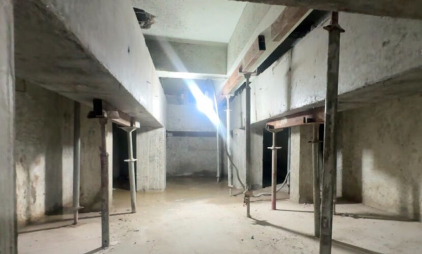 How to Fill a Double-Slab Void With Low Headroom and Restricted Access