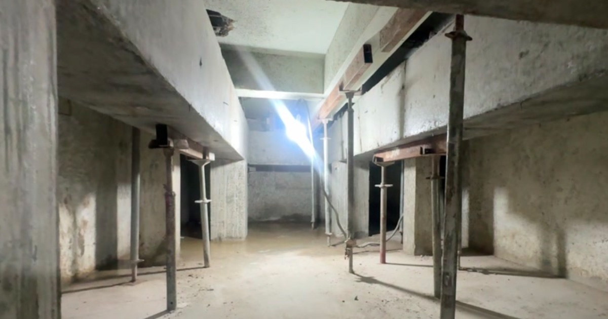 How to Fill a Double-Slab Void With Low Headroom and Restricted Access